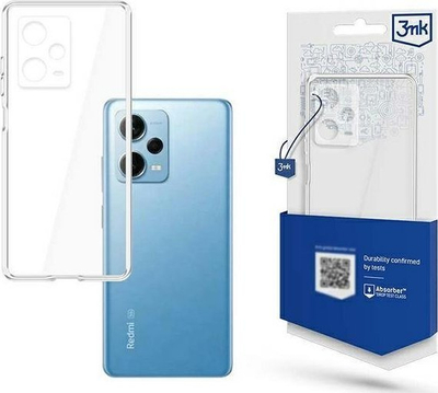 Kapak telefoni 3mk Clear Case për Xiaomi Redmi Note 12 Pro Plus, transparent, i butë
