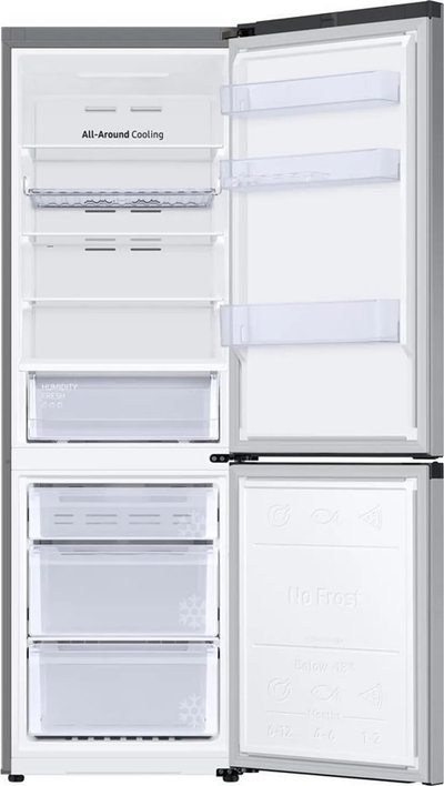 Frigorifer i kombinuar Samsung EcoFlex AI RB34C672DSA, 344L, No Frost, inox argjendi
