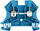 Bornë shine Weidmuller WDK 2.5 BL, 2 përçues, 6mm², blu