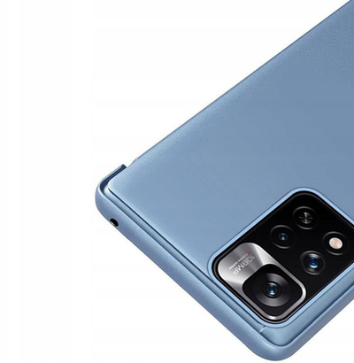 Këllëf me kapak Realme Clear View për Realme 9 Pro Plus, kthehet në bazë për mbajtje, i zi