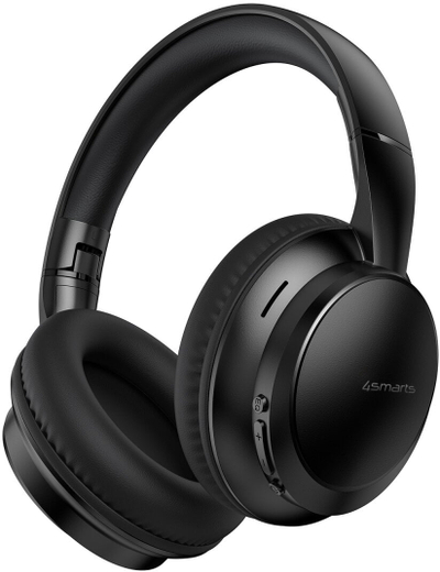 Kufje pa tela 4smarts SkyBuds Wave Over Ear, Bluetooth, 10h, të zeza