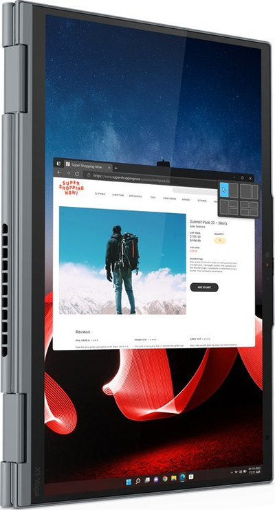 Laptop Lenovo ThinkPad X1 Yoga, 14", Intel Core i7 1355U, 16 GB RAM, 512 GB SSD, i hirtë