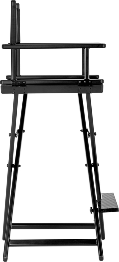 Стол за шминкање Black Aluminum, лесен алуминиум, преклопен, црн