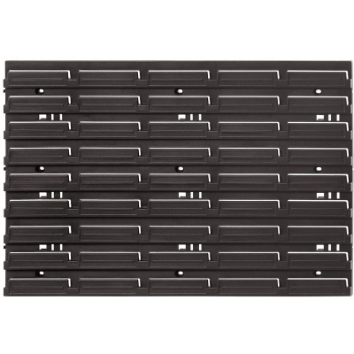 Pllakë organizuese veglash Prosperplast KBBS4040, 2x 38x39 cm, plastike e fortë, e zezë
