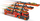 Камионче играчка Hot Wheels Mega Transporter 50th Anniversary GHR48, до 50 автомобилчиња, повеќекатен, повеќебоен