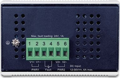 Konvertues industrial Ethernet Planet IGUP-1205AT, RJ45 bakër, full duplex 120 km, blu