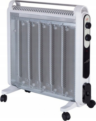 Radiator elektrik JATA RD227B, 2000W, me rrota, i bardhë