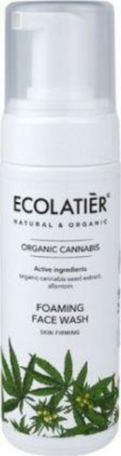 Shkumë për pastrimin e fytyrës Ecolatier Organic Cannabis, 150 ml