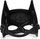 Set kostum për kalamaj DC Batman, mantel edhe maskë, 3+, i zi