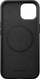 Futrollë Nomad Modern Leather Case për iPhone 15, lëkurë e zezë