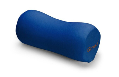 Jastëk rehabilitues Qmed Head, memory foam, cilindrik, blu