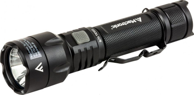 Elektrik dore Mactronic Black Eye 1100, 1100 lm, rikarikues me USB, i zi
