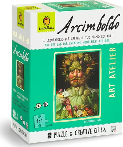 Puzzle kreativ Ludattica Art Atelier Arcimboldo, 224 copa, 8+, shumëngjyrësh