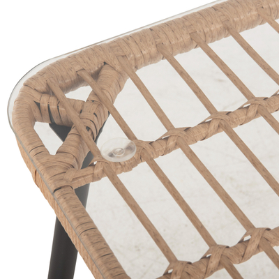 Tavolinë ngrënieje drejtkëndore Allegra 159,5×89,5×72 Hcm (HM5538.11), zezë