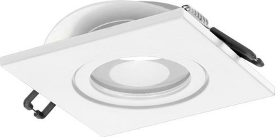 Kornizë dekorative për spot DARI R, MR16/GU10 50W, katrore, e bardhë IP44