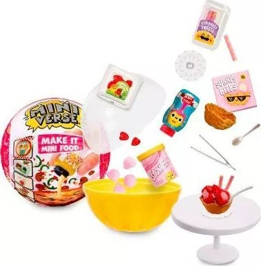 Сет игри MGA Miniverse Make It Mini Food Diner, колекционерска фигура, изненадување