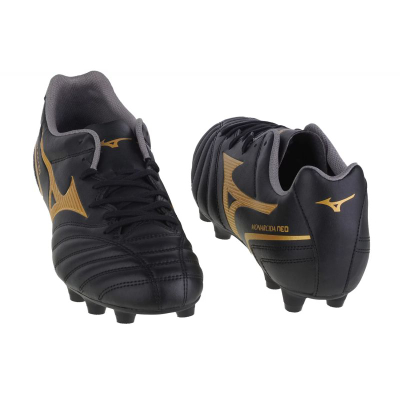 Фудбалски копачки Mizuno Monarcida Neo II FG M, со врвки, црни