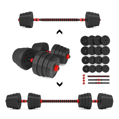 Set hantelash me shufër HMS SGP30, 30kg, i rregullueshëm, i zi