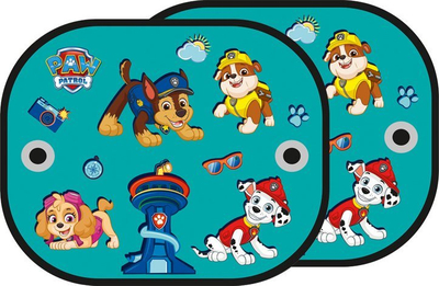 Mbulesë dielli për makinë Paw Patrol STPP-012, set 2 copë, ngjyrë turquoise