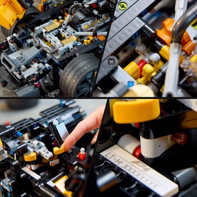 Set ndërtes Lego McLaren P1, makinë garash, model koleksionist, shumëngjyrëshe