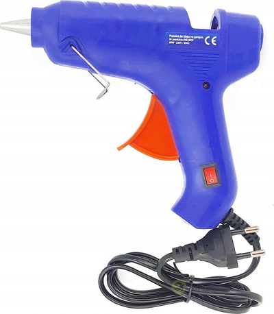 Pistoletë silikoni për ngjitje, dia 11mm, 230V, blu