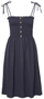 Fustan Vero Moda Aria Sl Blk, i kaltër L