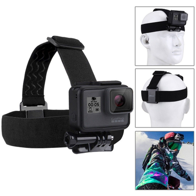 Set aksesorësh për kamera sportive Puluz PKT09, 53 pjesë, i zi