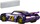 Lodër makinë metalike Disney Cars Nascar DC, 1:55, me pit stop, shumëngjyrëshe