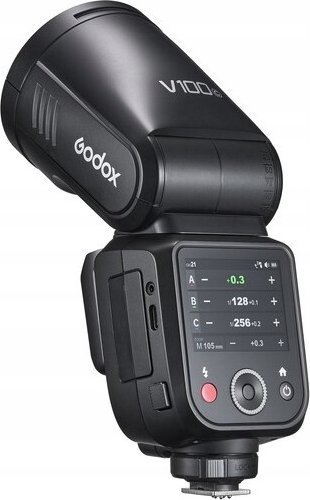 Blic Godox V100 TTL HSS, 100Ws, Li-ion, kokë rrethore
