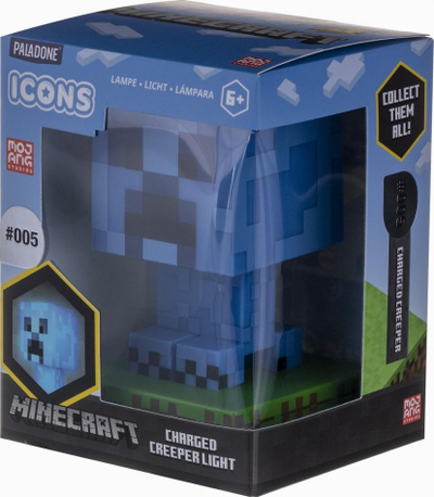 Llambë dekorative Paladone Minecraft Charged Creeper, me ndriçim, shumëngjyrëshe
