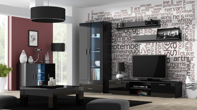 Raft muri SOHO POL CZ, 125 x 20 x 20 cm, panel druri, i zi matte