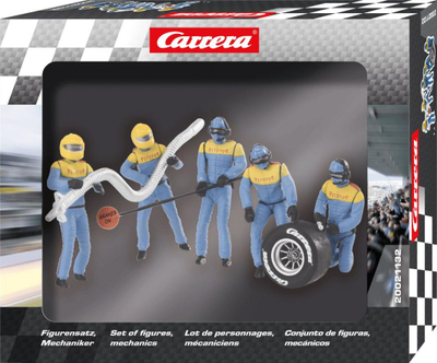 Set figurash mekanikë Carrera, 5 copë, të kaltër