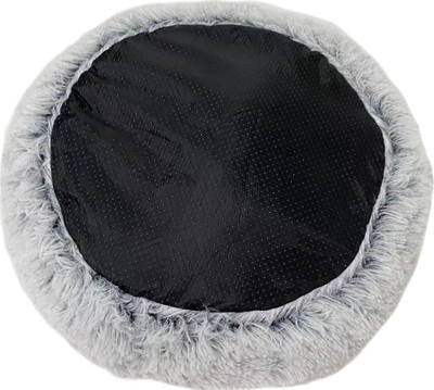 Shtrat për kafshë Hoppy Pets, 70x70x16 cm, poliestër, gri