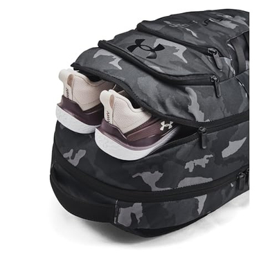 Shportë shpine Under Armour Hustle 6.0 Pro, 31L, për laptop 16", e zezë