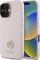 Mbulesë telefoni Guess GUHCP16SM4DGPP për iPhone 16 6.1", silikoni, rozë e çelët