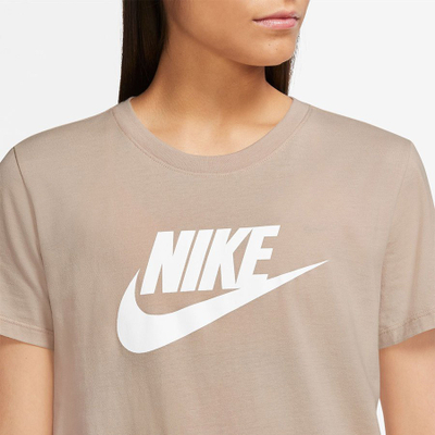 Bluzë Nike Essentials Club Tee për goca, 100% pambuk, M, bezhë