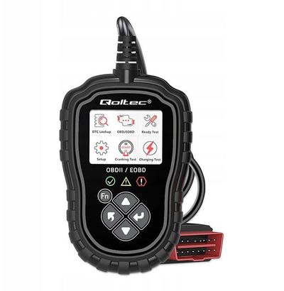 Tester diagnostikues Qoltec ProLine Digital Diagnostic Tester, OBD2 EOBD, ekran 2.4", 8V 25V