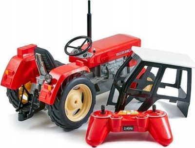 Трактор со далечински управувач Double Eagle Ursus C-360, размер 1:10, 2.4 GHz, црвен