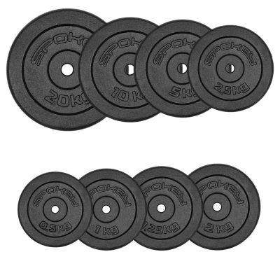 Peshë disku prej gize Spokey Sinis H SPK-944484, 5 kg, vrimë 28 mm