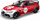 Makina model Bburago Alfa Romeo Giulia GTAm #99, 1/18 diecast, Red Metallic me tavan të zi dhe grafika të bardha