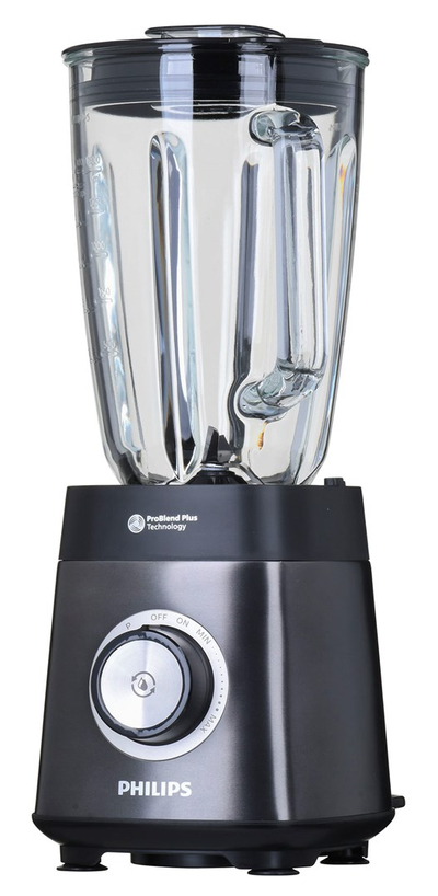 Blender me gotë Philips HR3040/00, 1200W, 2L, i zi