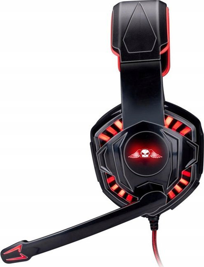 Kufje gaming No Fear Headphones, 40mm, LED, të kuqe