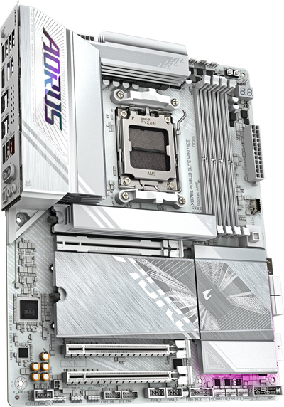 Матична плоча Gigabyte X870E AORUS ELITE WIFI7 ICE, DDR5, AM5