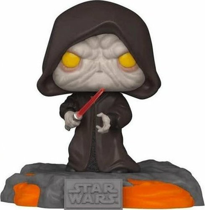 Figurë koleksionuese Funko POP Star Wars Darth Sidious, Red Saber Series Volume 1, që ndriçon në errësirë, ekskluzive GameStop