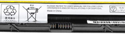 Bateri Green Cell për Lenovo G500s, G505s, G50, G50 - 30, 3400 mAh, 14.4 V 