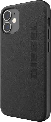 Mbrojtëse telefoni Diesel Moulded Premium Leather Wrap, për iPhone 6 6S 7 8, lëkurë, e zezë
