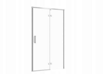 Derë dushi Cersanit LARGA, pivot 120x195 cm, xham transparent, krom e djathtë