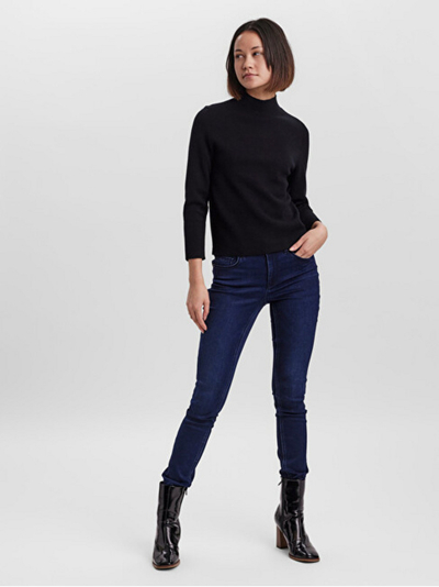 Rollkë Vero Moda VMGOLD, e zezë
