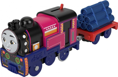Lodër tren me motor Thomas &amp; Friends Ashima, me vagon, shumëngjyrësh