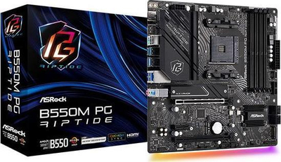 Pllakë amë ASRock B550M PG Riptide - AMD B550